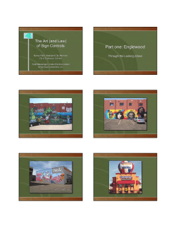 Part one: Englewood - Colorado Municipal League