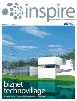 Majalah Inspire Biznet Vol VIII/1 - Januari 2010