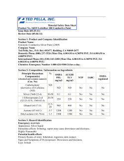 Material Safety Data Sheet Product No. 16035
