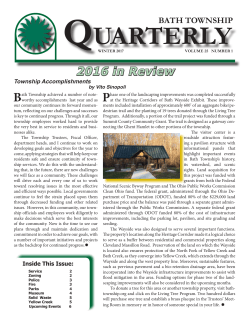 quarterly - Bath Township