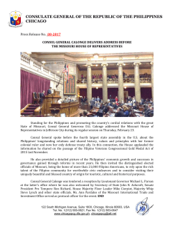 Press Release No. 08-2017 - Consulate General of the Philippines