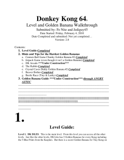 Donkey Kong 64 - FAQs