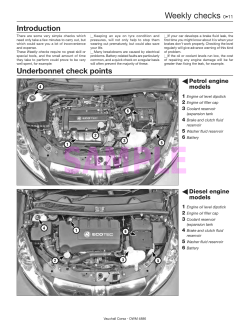 Haynes Sample PDF - Weekly Checks