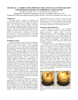 3d-soule: a fabrication process for large scale integration and