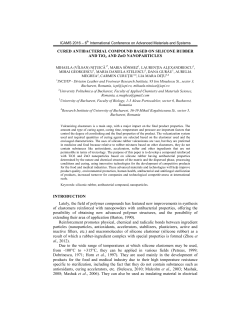 CURED ANTIBACTERIAL COMPOUND BASED ON