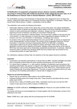 BW101_22_001e_MB Safety relating to clinical trials