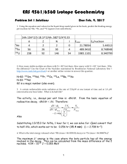 Problem Set 1 Solutions