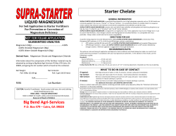 Label - Big Bend Agri