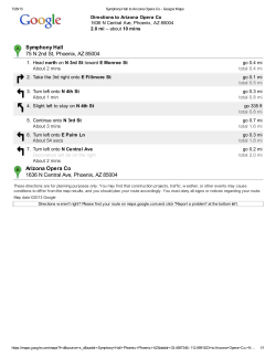 Symphony Hall 75 N 2nd St, Phoenix, AZ 85004​ Arizona Opera Co