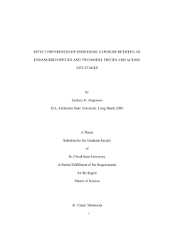 effect differences of estrogenic exposure between an