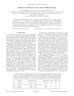 Sodium ion ordering in NaxCoO2: Electron