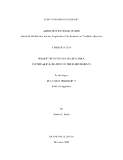 Learning about the Structure of Scales