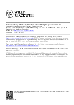 Monetary Theory and the Great Capitol Hill Baby Sitting Co