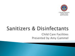 Child Care Facilities Presented by Amy Gammel
