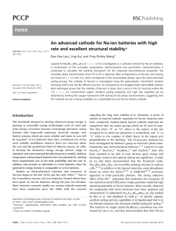 An advanced cathode for Na-ion batteries with high rate and