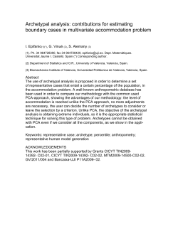 Archetypal analysis: contributions for estimating boundary