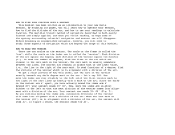 how to find your position with a sextant