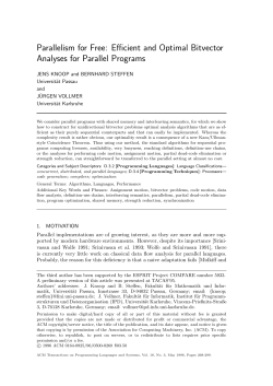 Parallelism for Free: Efficient and Optimal Bitvector Analyses for