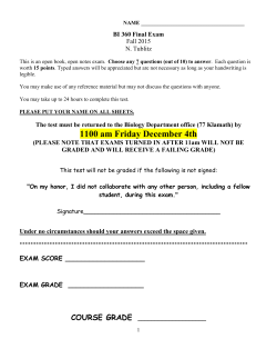 2015 Final Exam + Answers