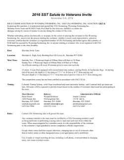 Salute to Veterans Sheridan meet