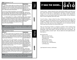 it waS the ShOeS&hellip; - Madison Park Christian Church