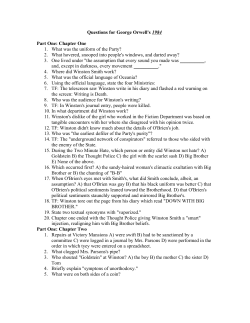 Part One: Chapter One