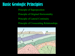 Basic Geologic Principles