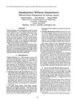 Omnipotence Without Omniscience: Efficient