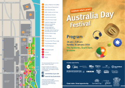 Program - Australia Day QLD