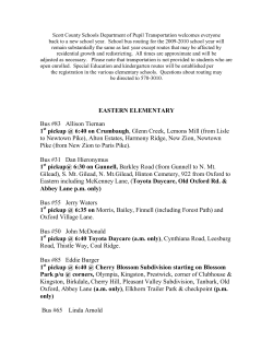 Scott County Schools Department of Pupil Transportation welcomes