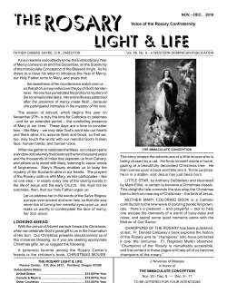 THEOLOGY FOR THE LAITY Capital Sins: V Avarice