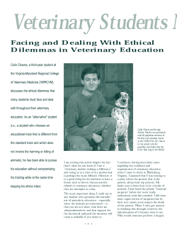 Colin Chaves - Humane Society Veterinary Medical Association