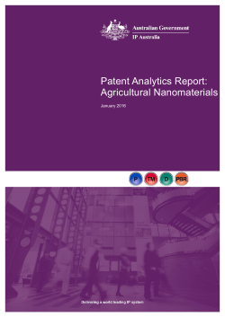 Patent Analytics Report: Agricultural Nanomaterials