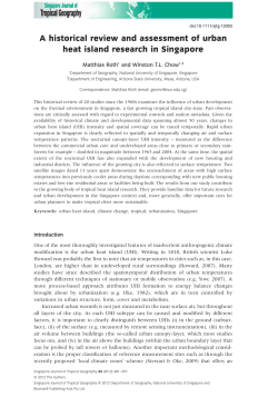 A historical review and assessment of urban heat island