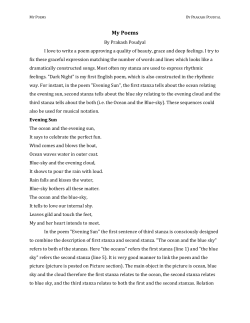 Poem All Poems With Notes - Prakash Poudyal Personal Website.