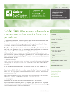 Summer - Galter LifeCenter