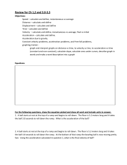 Review for Ch 1,2 and 3.0-3.3 - Bremen High School District 228