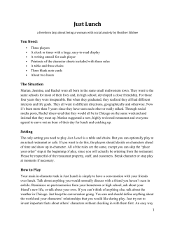 Just Lunch - Golden Cobra Challenge