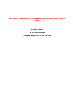 syllabus - Govind Ballabh Pant Engineering College