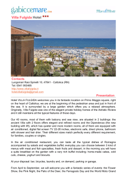 Print PDF - Cattolica Turismo