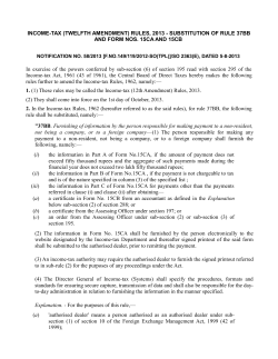 INCOME-TAX (TWELFTH AMENDMENT) RULES, 2013