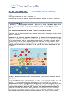 Annual report of 2013 activities (pdf file 227 kB)