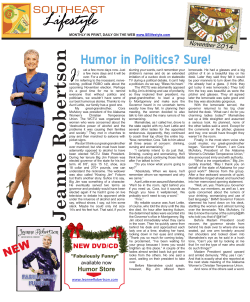 Humor in Politics? Sure!