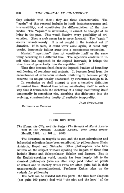 Review - Walter Kaufmann`s Published Books