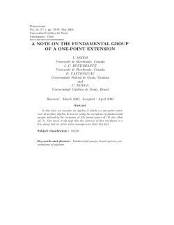 a note on the fundamental group of a one-point