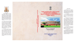 Parliamentary Practices: SG, RS at Conferences