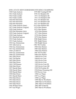 IOWA STATE MEN`S HORSESHOE PITCHING CHAMPIONS 1920