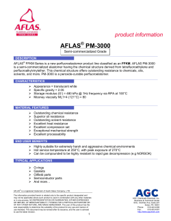aflas pm-3000 - AGC Chemicals Americas, Inc.