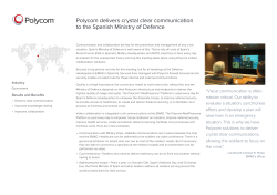 Polycom delivers crystal clear communication to the Spanish