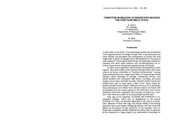 COMPUTER MODELLING OF BOOMTOWN HOUSING THE FORT